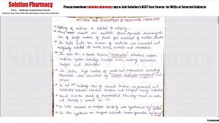 Class 02 History and Development of Medicinal Chemistry Part 01  Medicinal Chemistry 01 [upl. by Neetsuj97]