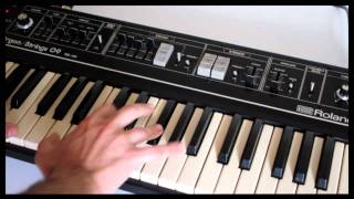 DEMO ROLAND RS09  ORGAN  STRING [upl. by Ruttger688]