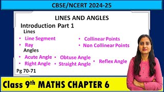 Lines and angles Introduction Part 1  Class 9 Maths Chapter 6 [upl. by Gaves292]