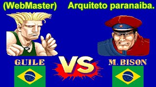 Street Fighter II Champion Edition  WebMaster vs Arquiteto paranaiba FT5 [upl. by Homer]