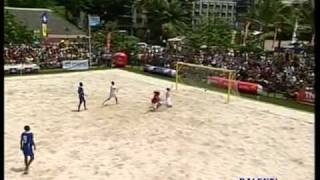 2011 OFC Beach Soccer Championship  MD2  Tahiti vs Fiji Highlights [upl. by Stacie]