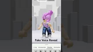 Fake Voice Reveal 😀 [upl. by Pallaton530]