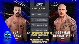 EA SPORTS UFC 3  Yuri Boyka v KOSHMAR The NIGHTMARE [upl. by Finnie]