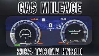 2024 Toyota Tacoma TRD OffRoad Hybrid iFORCE MAX Average Gas Mileage 2000 Mile Update [upl. by Nahshu]