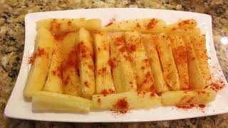 Spicy Fried Cassava Mogo [upl. by Rafat]