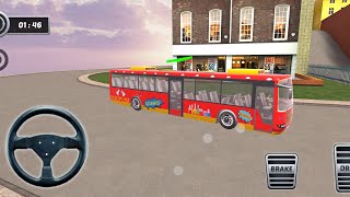 🚌 Real School Bus Simulator Part 08 🚸 Ultimate City amp Highway Driving Challenge School Bus Game 🏙️ [upl. by Erwin]