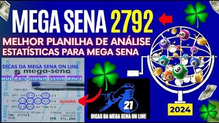 MEGA SENA 2792 MEGA SENA DE HOJE BOLÃO CONCURSO 2793 WHATSAPP 67992070921 [upl. by Etyak]