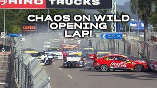 WILD Dunlop Series Crash On Opening Lap  nti Townsville 500  2024 Dunlop Series [upl. by Eelrac]