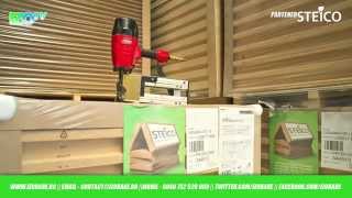 STEICO protect dry  timber framing  wall insulation  IZOtv [upl. by Alyhs]