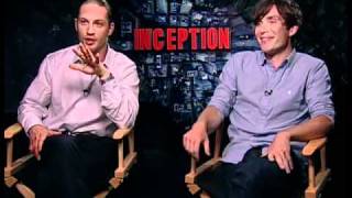 Interview Cillian Murphy and Tom Hardy [upl. by Aklim]