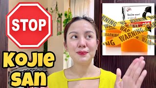 STOP using KOJIE SAN SOAP on your face 🫠  jammyllagas [upl. by Chellman]