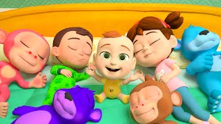 Ten in the Bed Song  Baby Policeman and Safety Song  Nursery Rhymes amp Kids Songs [upl. by Sudderth882]