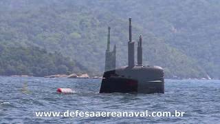 Teste de Imersão Estática do submarino Riachuelo Parte 3 [upl. by Yemorej656]