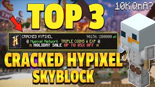 TOP 3 CRACKED HYPIXEL SERVERS FOR MINECRAFT  MINECRAFT HINDI  10K SPECIAL ANNOUNCMENT [upl. by Luane]