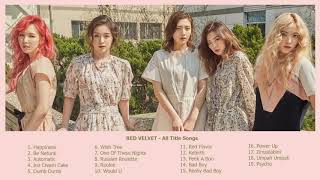 RED VELVET All Title Songs 2020  RED VELVET Playlist 2020 [upl. by Enninaej137]