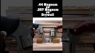 44 Magnum vs 357 Magnum vs Drywall [upl. by Anaynek527]