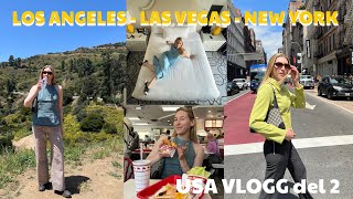 USA VLOG DEL 2  LA VEGAS NYC  spelar bort alla pengar [upl. by Yesnikcm420]