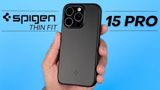 iPhone 15 Pro Case  Spigen Thin Fit [upl. by Ide]