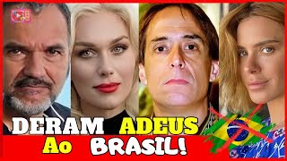 45 FAMOSOS QUE DEIXARAM O BRASIL E SE MUDARAM PARA O EXTERIOR atoresbrasileiros [upl. by Alial929]