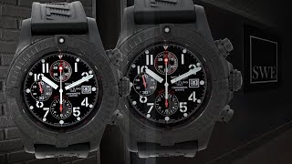 Breitling Aeromarine Super Avenger BlackSteel Limited Watch M13370  SwissWatchExpo [upl. by Candy212]