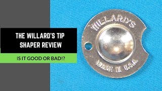 Willards Cue Tip Shaper Review [upl. by Odraleba]