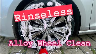 Cleaning Alloy Wheels With Rinseless Wash [upl. by Rillis]