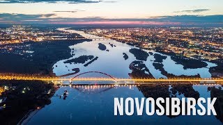 Novosibirsk Siberia Dronelapse [upl. by Elpmid]