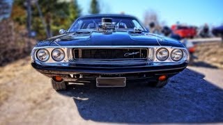 772hp Custom 1970 Dodge Challenger w widest rear tires ever V8 SOUND [upl. by Rivera]