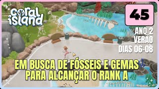 Início da jornada para alcançar o Rank A Ep 45Coral Island 11 [upl. by Gussi]