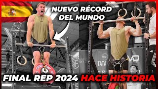 RÉCORD MUNDIAL muscle up  FINAL REP competición PERE 🇪🇸 streetlifting [upl. by Maybelle916]