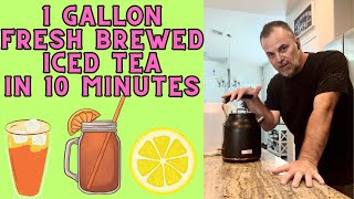 YOU WONT BELIEVE HOW EASY IT IS TO MAKE A GALLON OF FRESH BREWED ICED TEA [upl. by Ekusoyr]