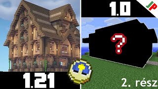 Építettem Egy Házat A MINECRAFT 10ÁS VERZIÓJÁBAN  Minecraft 10 Túlélő sorozat 2 Rész [upl. by Anilegnave]