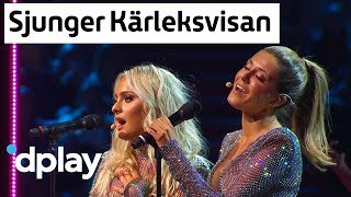 Alice amp Bianca övervinner scenskräcken sjunger och dansar i Globen  discovery Sverige [upl. by Yllen]