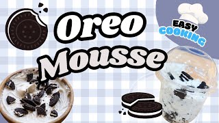 easy cooking  oreo mousse [upl. by Elumas287]