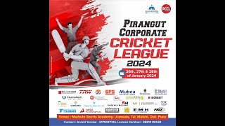 DAY 2  PIRANGUT CORPORATE CRICKET LEAGUE  2024  PUNE [upl. by Pip]