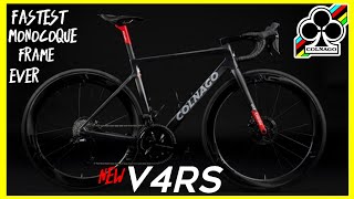 colnago launches new V4Rs road bike  fastest monocoque frame ever [upl. by Eeluj235]