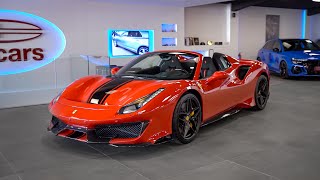 🚀 Ferrari 488 Pista Spider Rosso Corsa Walkaround exterior interior y sonido [upl. by Aivizt]