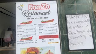 FrenZo Restaurant  Look at the Menu  FREE SOUP  Angeles City Philippines Balibago [upl. by Everrs598]