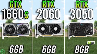 GTX 1660 Super vs RTX 2060 vs RTX 3050  Big Differences [upl. by Ydnolem321]