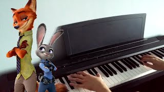 Try Everything  Zootopia  Shakira Piano Cover [upl. by Ayyidas]