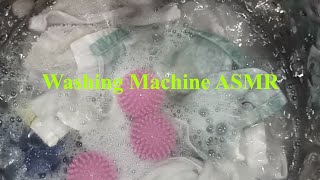 Relaxing washing machine ASMR with scrubbing balls asmr washingmachine whitenoise laundry [upl. by Ciredec]