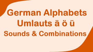 German Alphabets Umlauts amp Sounds  Buchstaben  Level A1  Learn German in UrduHindi [upl. by Zildjian]