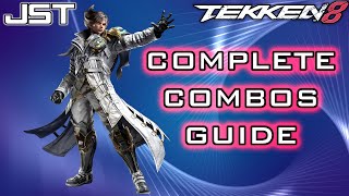 Lars Complete Combos Guide Every Launcher  When To Use Optimal Wall Carry Frame Traps TEKKEN 8 [upl. by Andrew]