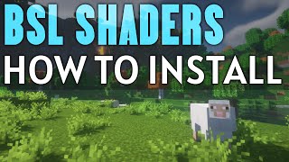 How To Download amp Install BSL Shaders in Minecraft [upl. by Atiuqer44]