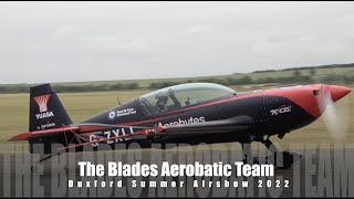 The Blades Aerobatic Team  Duxford Summer Airshow 2022 [upl. by Ellemaj]