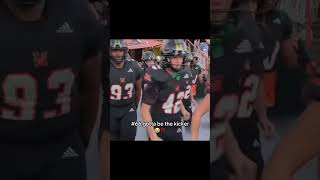 Bro does NOT fit on that team🤣❗️youtubeshorts footballshorts football highschoolfootball [upl. by Epoillac]