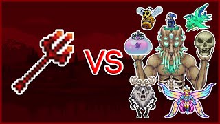 Terraria 1449  Inferno Fork vs ALL Bosses [upl. by Airbma]