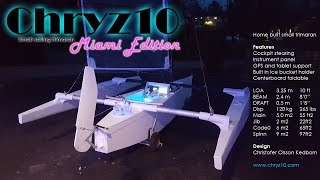 Walkaround Chryz10 small trimaran Miami edition [upl. by Bruyn798]