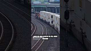 BNSF STACK TRAIN PASSES KC UNION STATION HEADED FOR SANTA FE JUNCTION shorts railway train [upl. by Bazar]