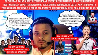 cr7horaaYT ON RECENT FORM OF HoraaEsportsOfficial  t2kesports NEW PLAYER HIMSON RULZ IGL [upl. by Ennaecarg]